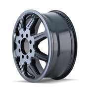MAYHEM MONSTIR 8101 FRONT GLOSS BLACK MILLED 17x6.5 8x165.1