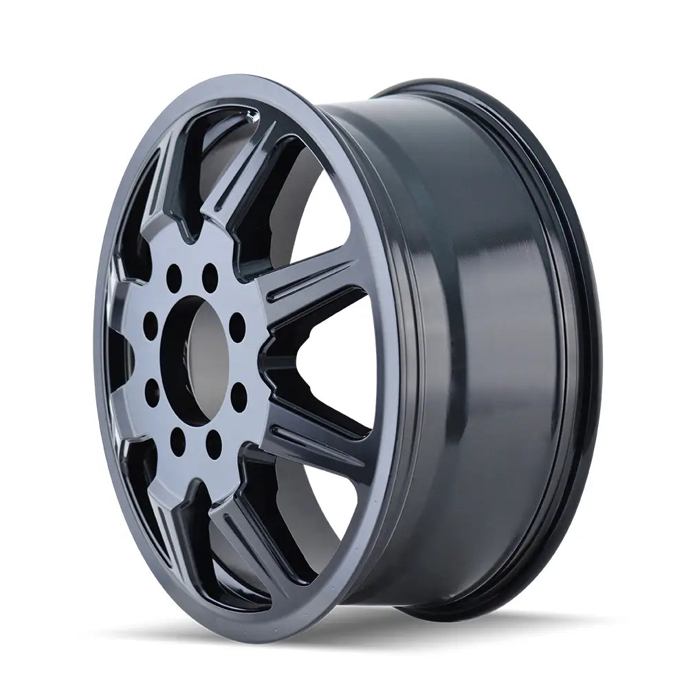 MAYHEM MONSTIR 8101 FRONT GLOSS BLACK MILLED 17x6.5 8x165.1