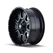 MAYHEM FIERCE 8103 GLOSS BLACK MILLED 17x9 6x135/6x139.7