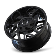MAYHEM HATCHET 8106 GLOSS BLACK MILLED 20x9 8x165.1/8x170
