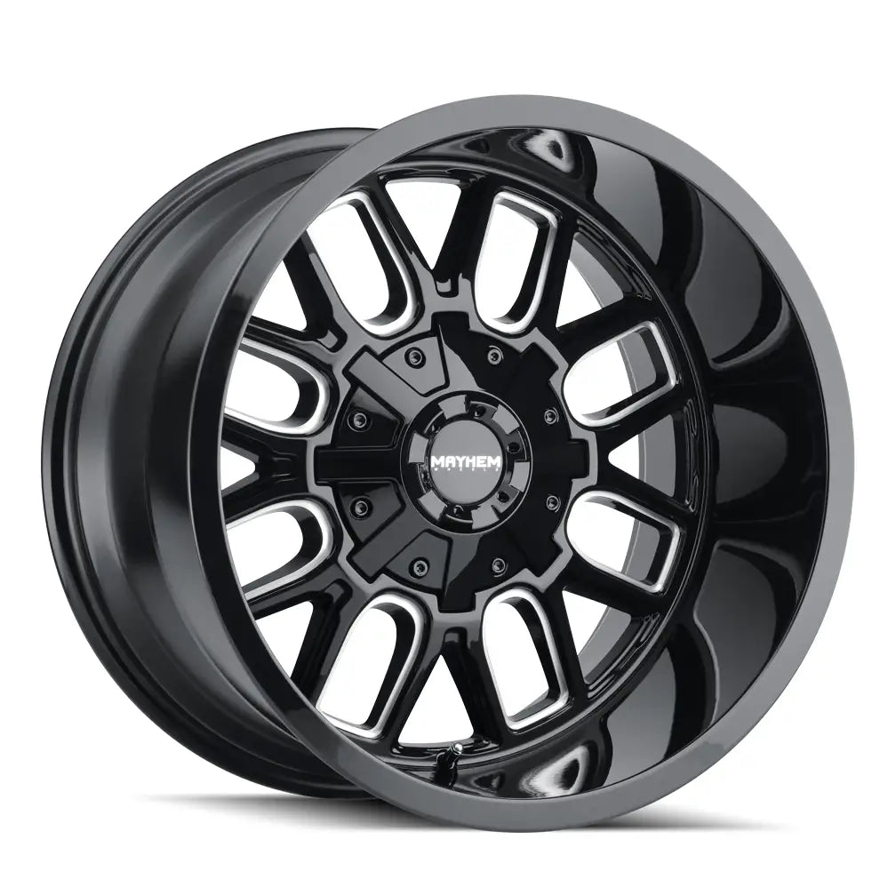 MAYHEM COGENT 8107 GLOSS BLACK MILLED 20x9 6x135/6x139.7