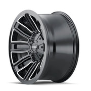 MAYHEM DECOY 8108 GLOSS BLACK MILLED 20x10 6x135/6x139.7