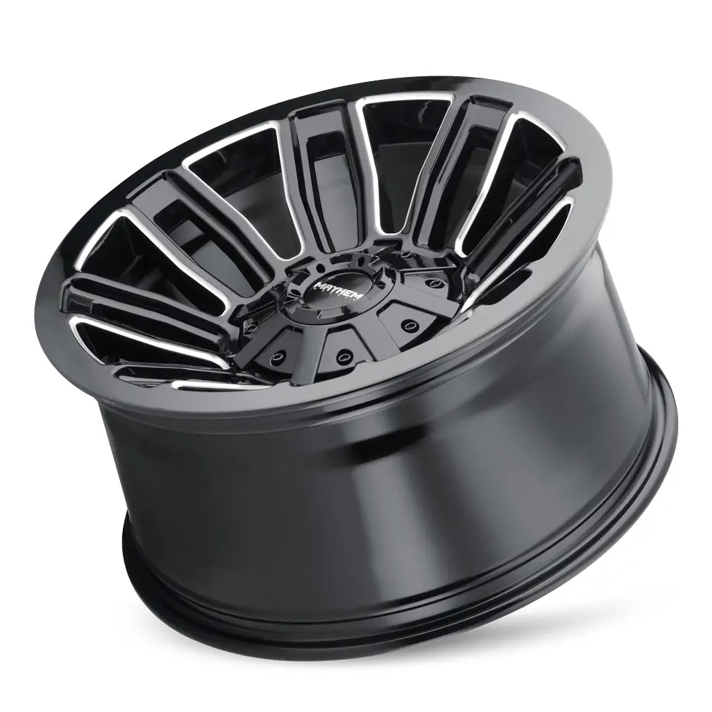MAYHEM DECOY 8108 GLOSS BLACK MILLED 20x10 6x135/6x139.7