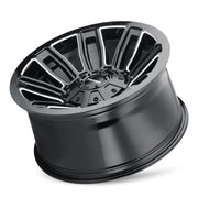 MAYHEM DECOY 8108 GLOSS BLACK MILLED 20x10 6x135/6x139.7