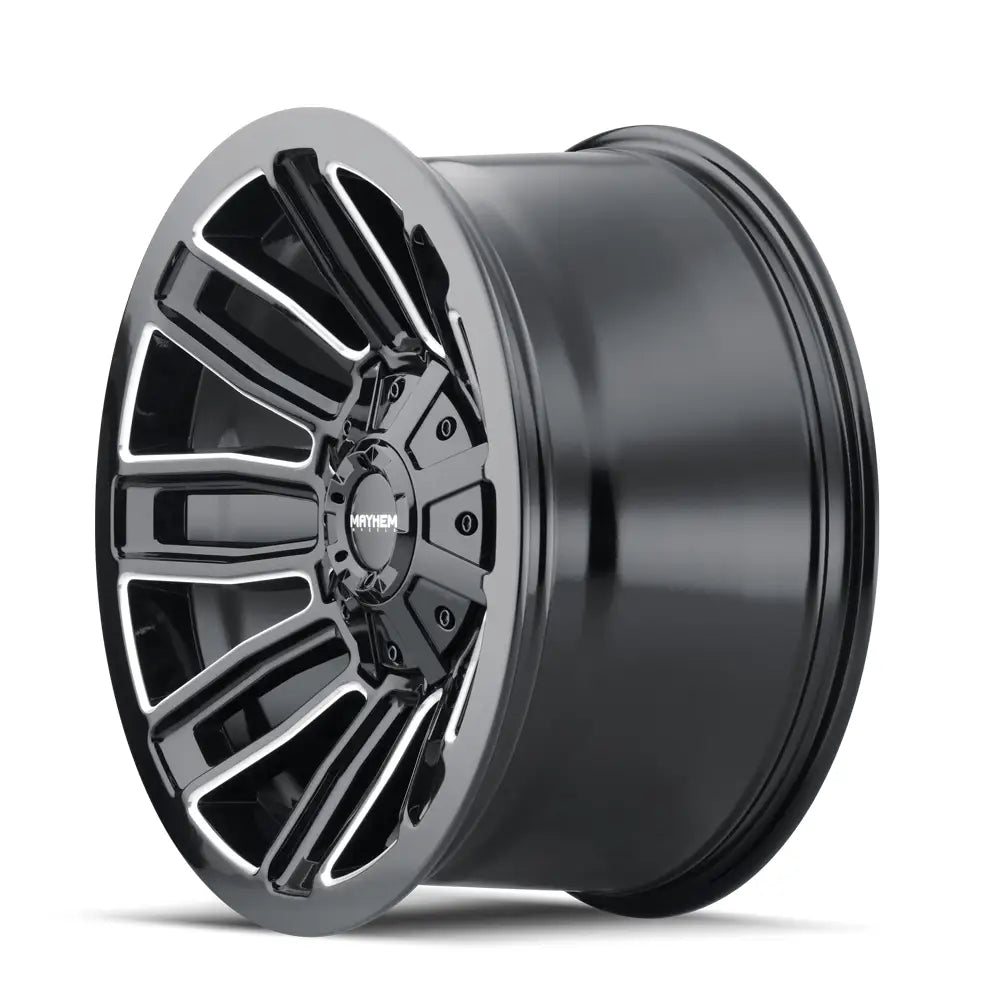 MAYHEM DECOY 8108 GLOSS BLACK MILLED 20x10 6x135/6x139.7