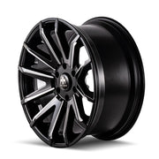 MAYHEM CROSSFIRE 8109 GLOSS BLACK MILLED 22x9.5 5x150 25MM