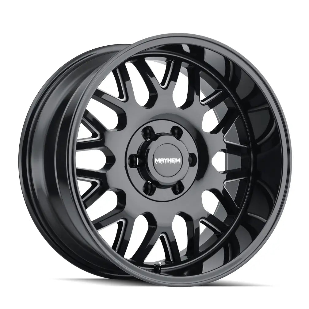 MAYHEM TRIPWIRE 8110 GLOSS BLACK MILLED 20x9 6x135 0MM