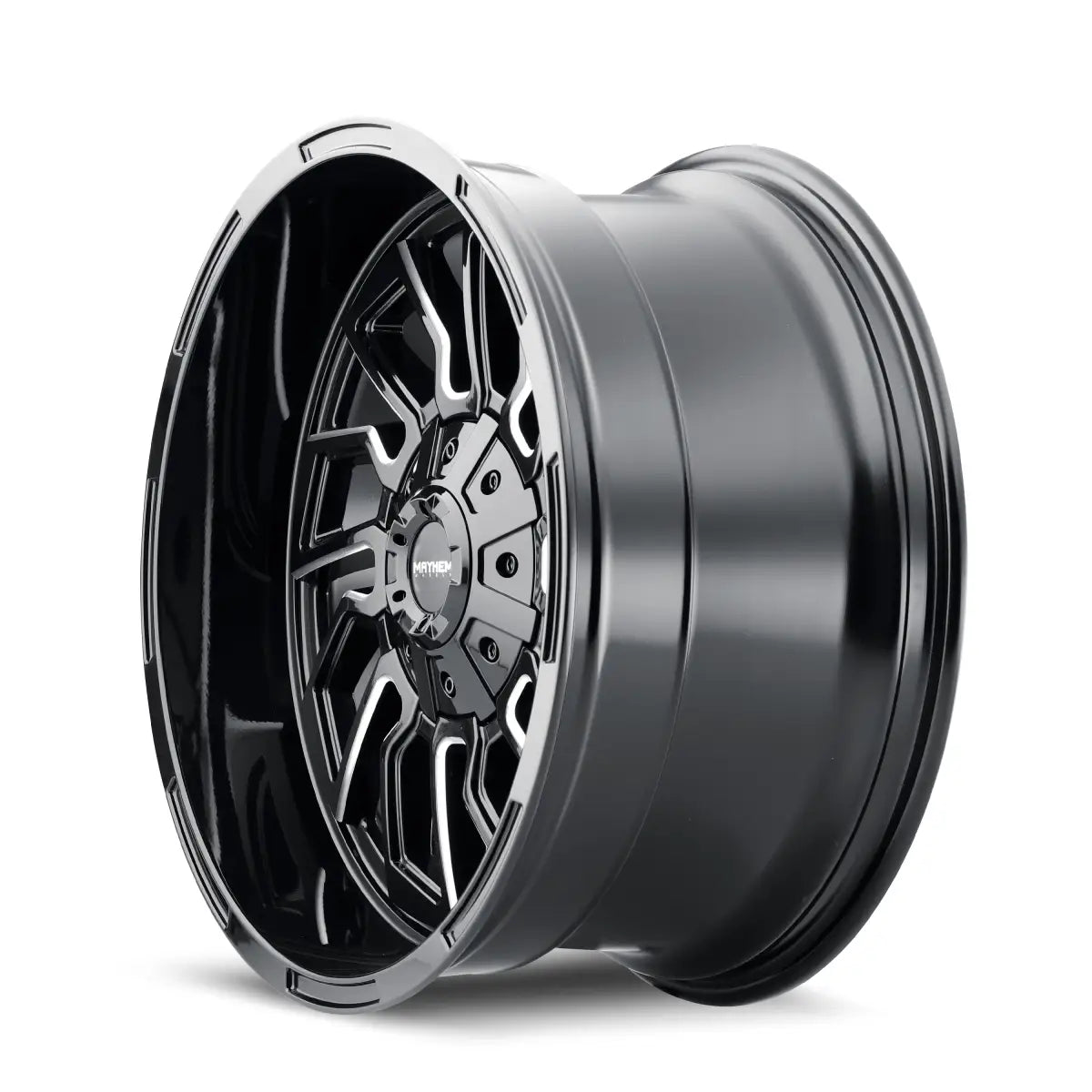 MAYHEM FLYWHEEL 8111 GLOSS BLACK MILLED 20x10 6x135/6x139.7