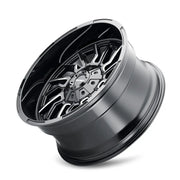 MAYHEM FLYWHEEL 8111 GLOSS BLACK MILLED 20x10 5x127/5x139.7