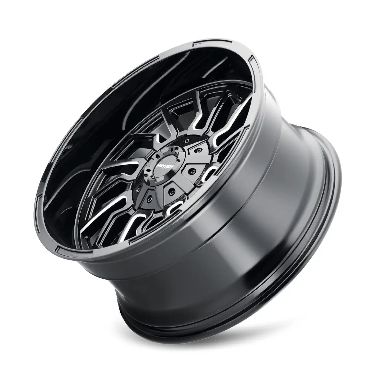 MAYHEM FLYWHEEL 8111 GLOSS BLACK MILLED 20x10 5x127/5x139.7