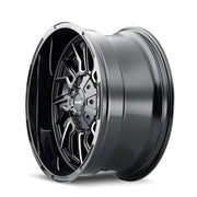 MAYHEM FLYWHEEL 8111 GLOSS BLACK MILLED 20x10 5x127/5x139.7