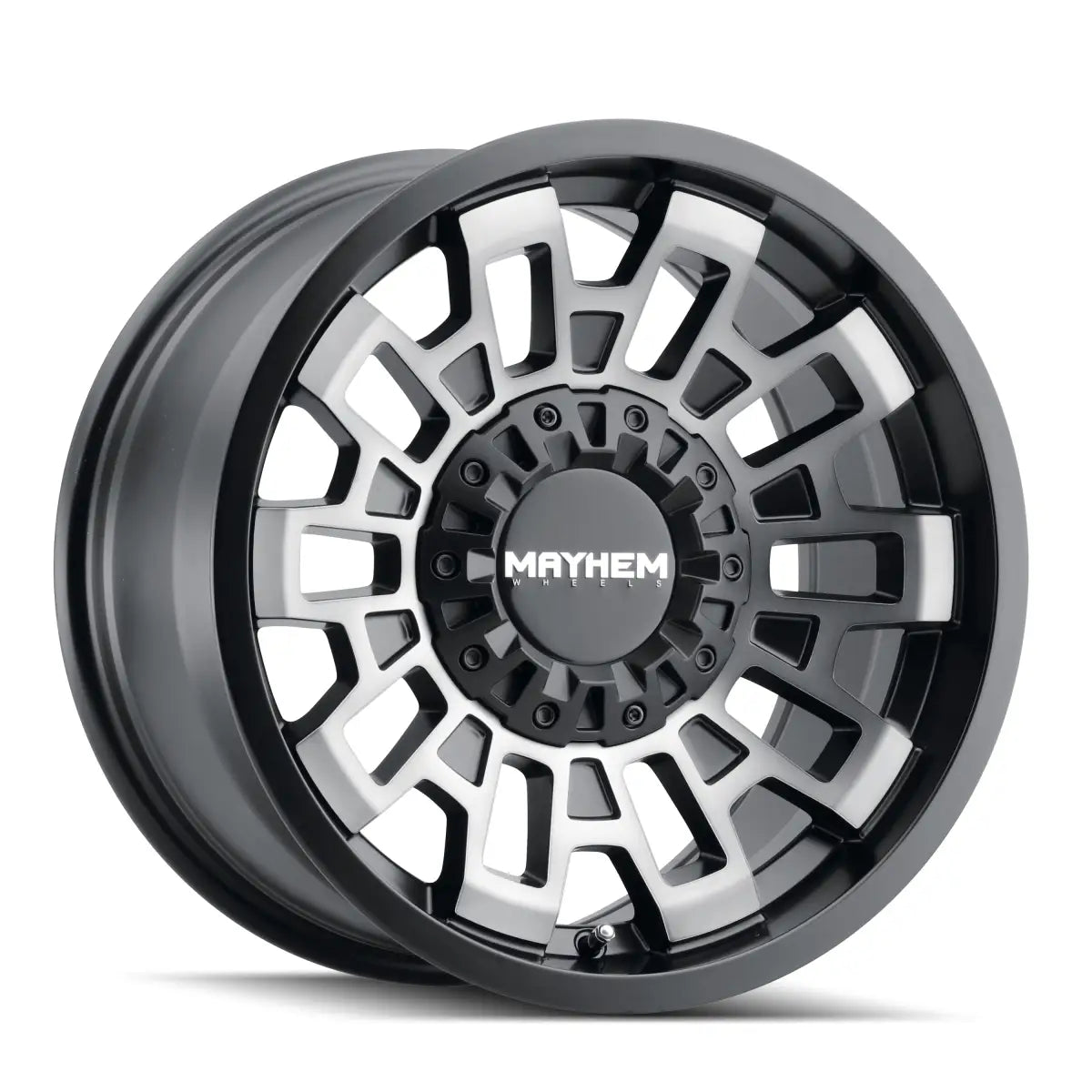 MAYHEM CORTEx 8113 MATTE BLACK W/MACHINED DART TINT 17x9