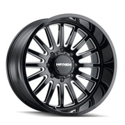 MAYHEM UTOPIA 8114 GLOSS BLACK MILLED 20x9 8x170 18MM