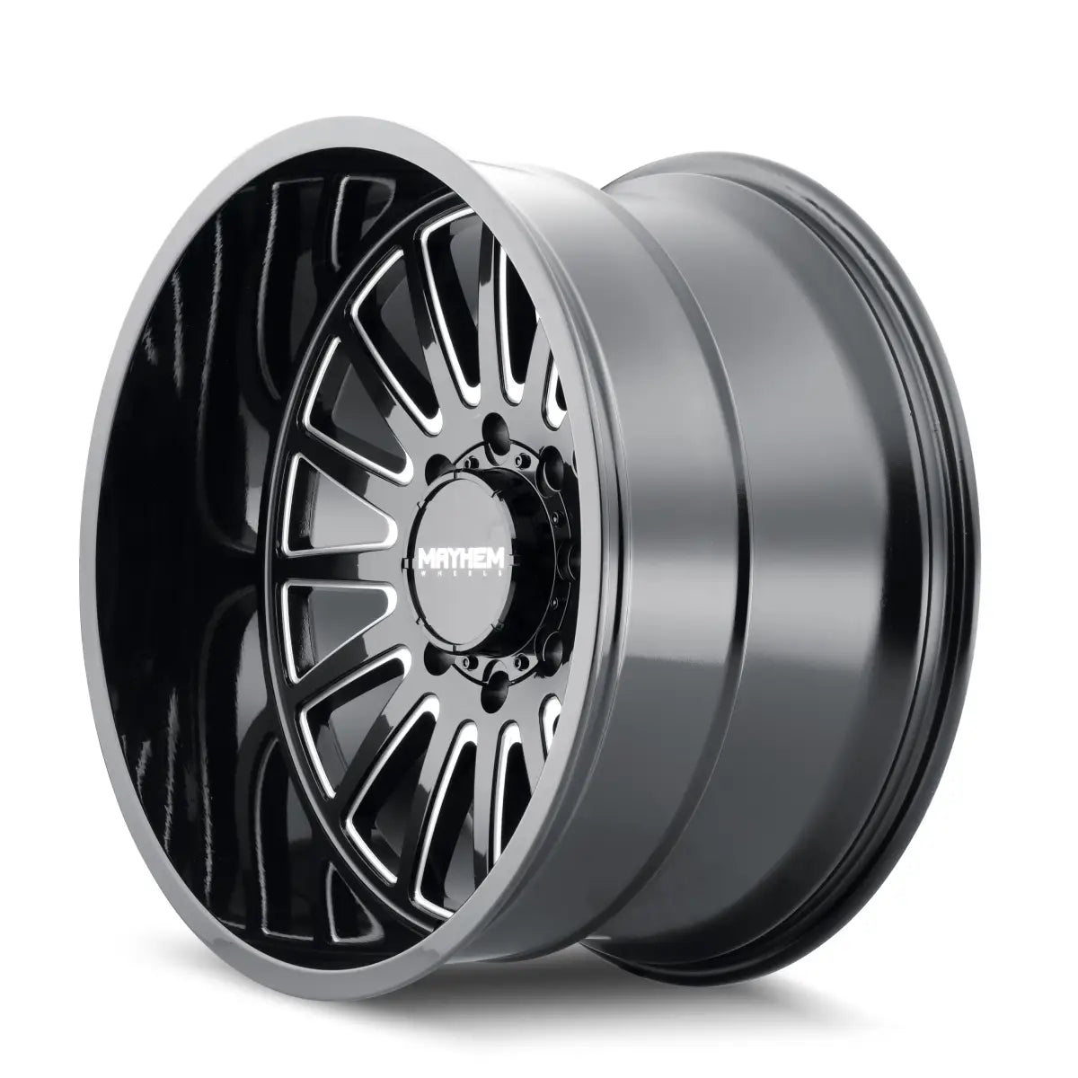 MAYHEM UTOPIA 8114 GLOSS BLACK MILLED 20x9 8x165.1 0MM