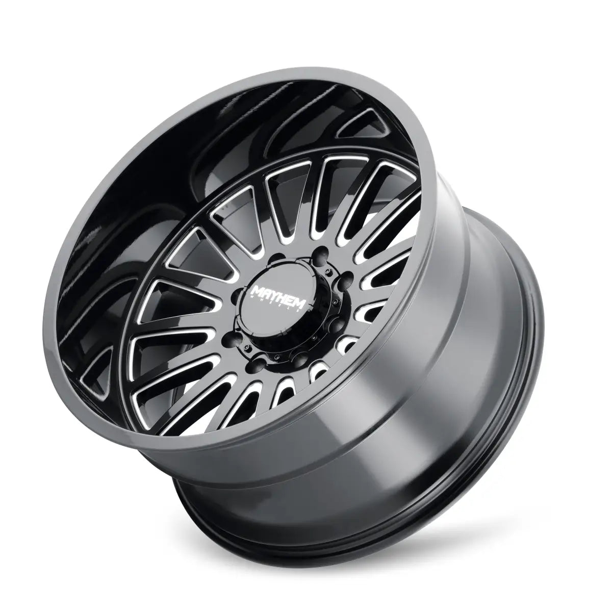 MAYHEM UTOPIA 8114 GLOSS BLACK MILLED 20x9 8x165.1 0MM