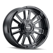 MAYHEM APOLLO 8115 GLOSS BLACK MILLED 20x9 6x135/6x139.7