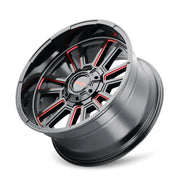 MAYHEM APOLLO 8115 GLOSS BLACK MILLED PRISM RED MILLED 20-9