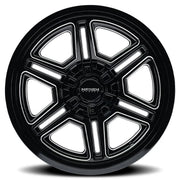 MAYHEM HERMOSA 8117 BLACK MILLED 20x12 6x135/6x139.7 -44MM