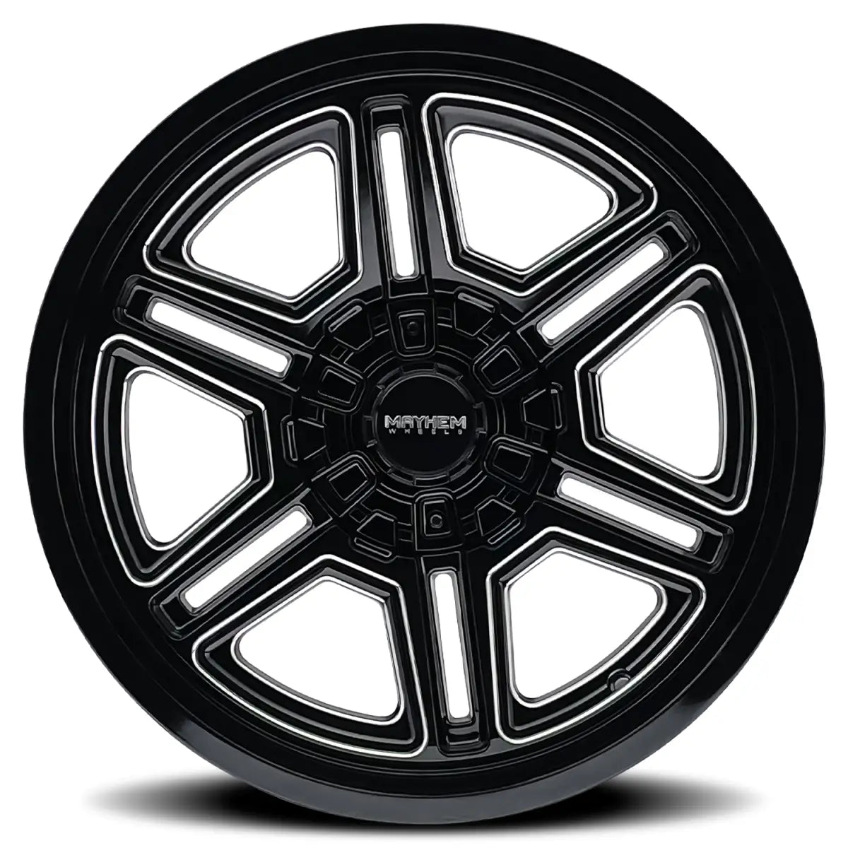 MAYHEM HERMOSA 8117 BLACK MILLED 20x12 6x135/6x139.7 -44MM