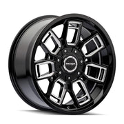 MAYHEM ORDINANCE 8118 GLOSS BLACK MILLED 20x9 5x127/5x139.7