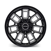 MAYHEM ORDINANCE 8118 GLOSS BLACK MILLED 20x9 5x127/5x139.7