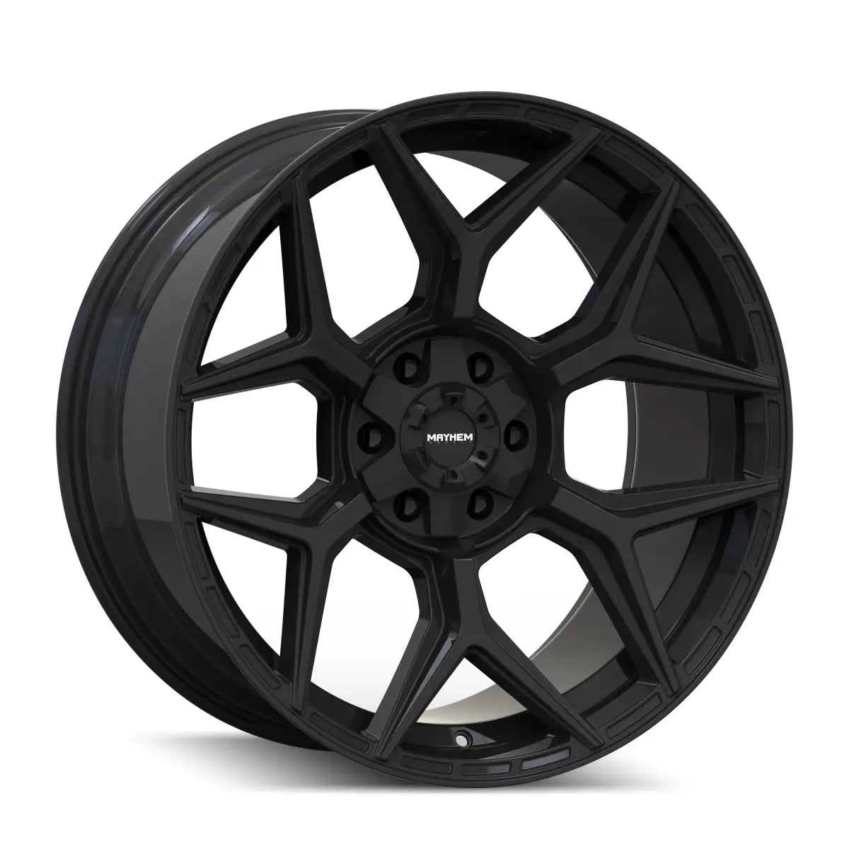 MAYHEM VANQUISH 8119 GLOSS BLACK 22x10 6x135/6x139.7 19MM 106.1MM ...