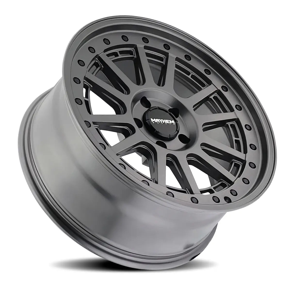 MAYHEM COMPASS 8305 MATTE GUNMETAL W/ BLK BOLT 18x9 5x150