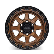 MAYHEM RIDGELINE 8306 SATIN BRONZE 17x8.5 5x127 -6MM 78.1MM