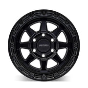 MAYHEM RIDGELINE 8306 SATIN BLACK 17x8.5 5x127 -6MM 78.1MM