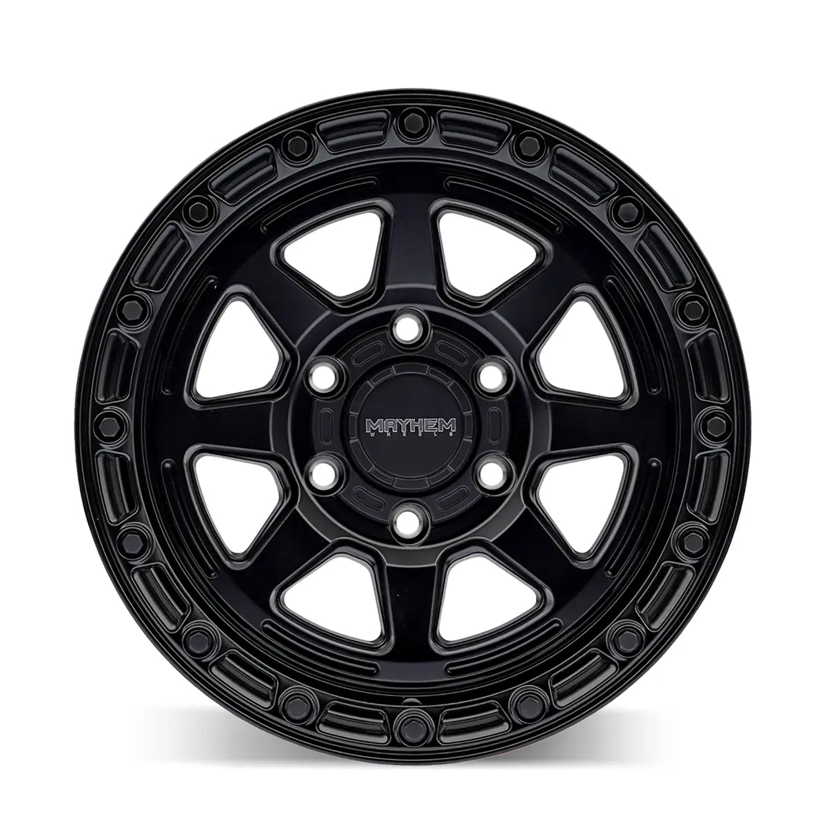 MAYHEM RIDGELINE 8306 SATIN BLACK 17x8.5 5x127 -6MM 78.1MM