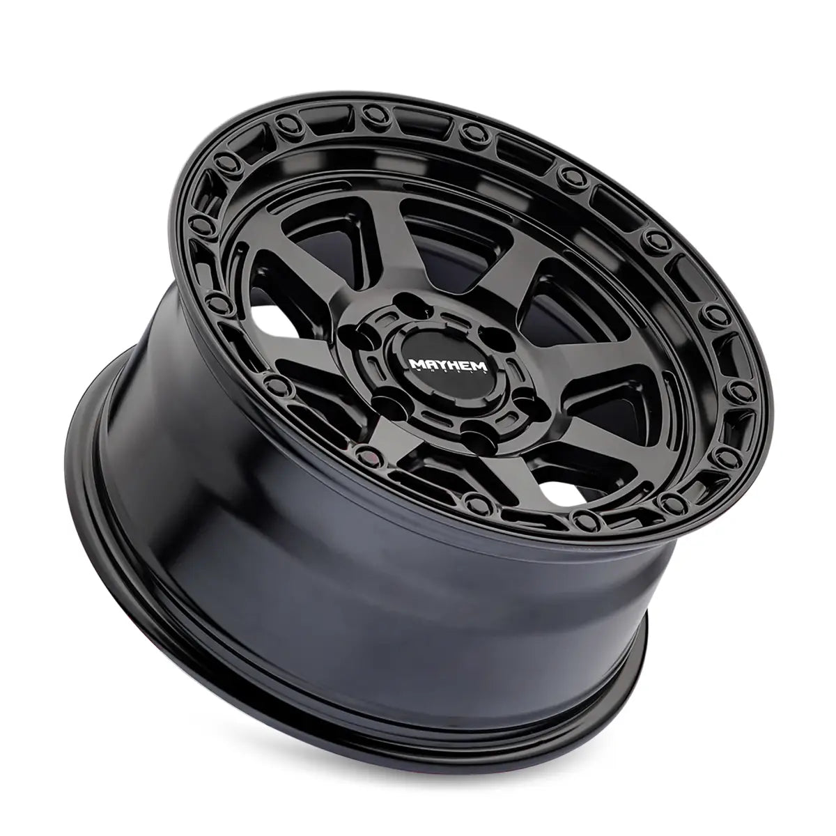 MAYHEM RIDGELINE 8306 SATIN BLACK 17x8.5 6x139.7 6MM 106.1MM