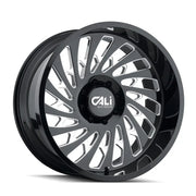 CALI OFF-ROAD SWITCHBACK 9108 GLOSS BLACK MILLED 20x12