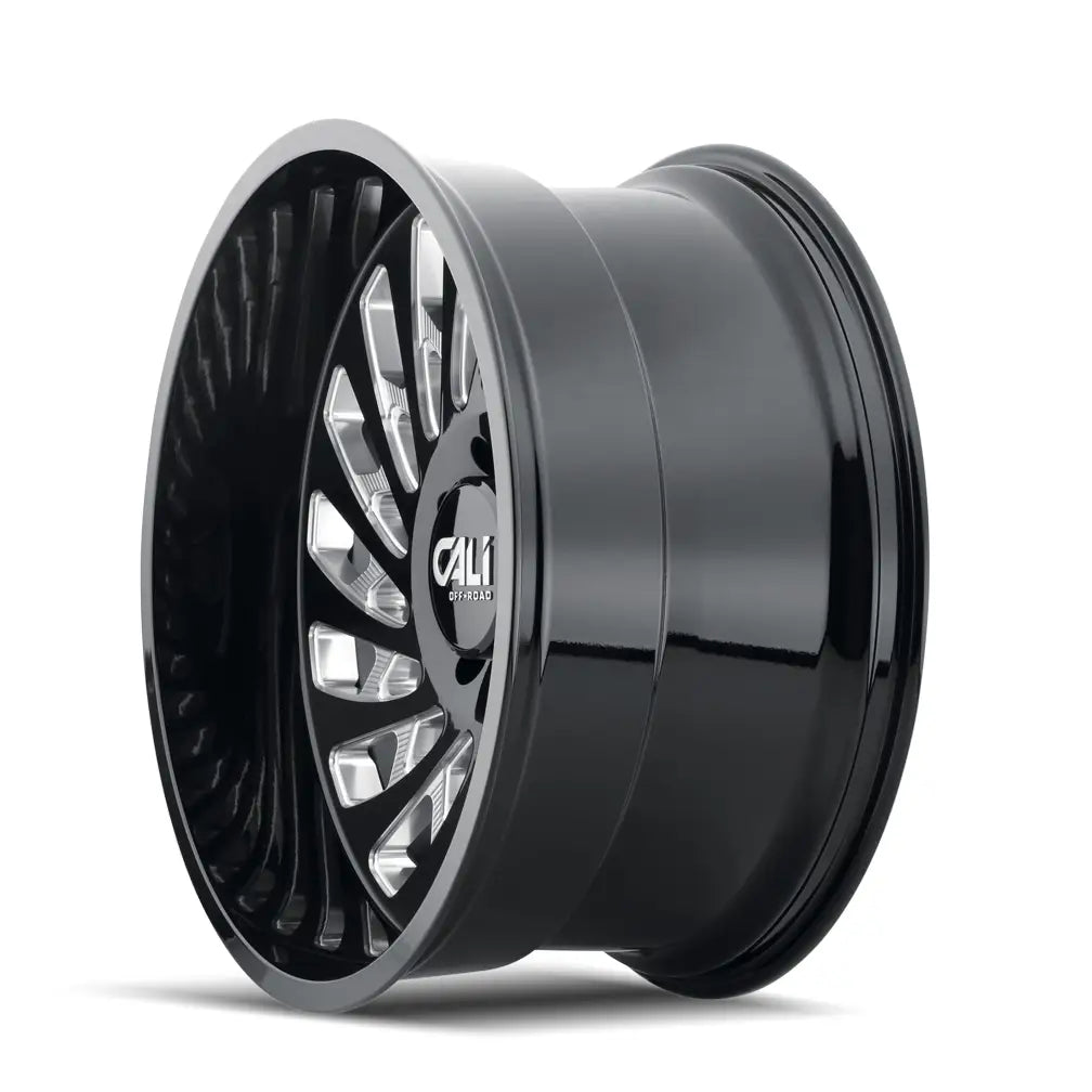 CALI OFF-ROAD SWITCHBACK 9108 GLOSS BLACK MILLED 20x9 6x135