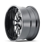 CALI OFF-ROAD SUMMIT 9110 GLOSS BLACK MILLED 20x10 6x135