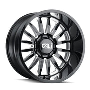 CALI OFF-ROAD SUMMIT 9110 GLOSS BLACK MILLED 20x10 8x170