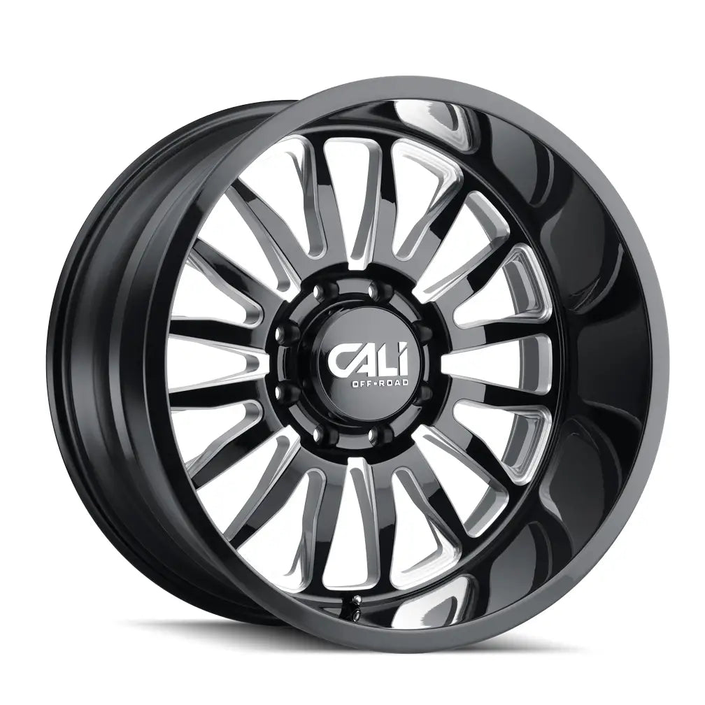 CALI OFF-ROAD SUMMIT 9110 GLOSS BLACK MILLED 20x10 8x170
