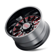 CALI OFF-ROAD SUMMIT 9110 GLOSS BLACK MILLED PRISM RED