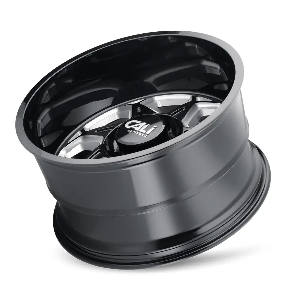 CALI OFF-ROAD SEVENFOLD 9111 GLOSS BLACK MILLED 22x12