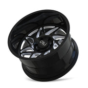 CALI OFF-ROAD GEMINI 9112 GLOSS BLACK MILLED 20x10 5x127