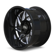 CALI OFF-ROAD GEMINI 9112 GLOSS BLACK MILLED 20x10 5x127