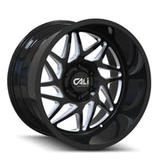 CALI OFF-ROAD GEMINI 9112 GLOSS BLACK MILLED 20x10 6x139.7