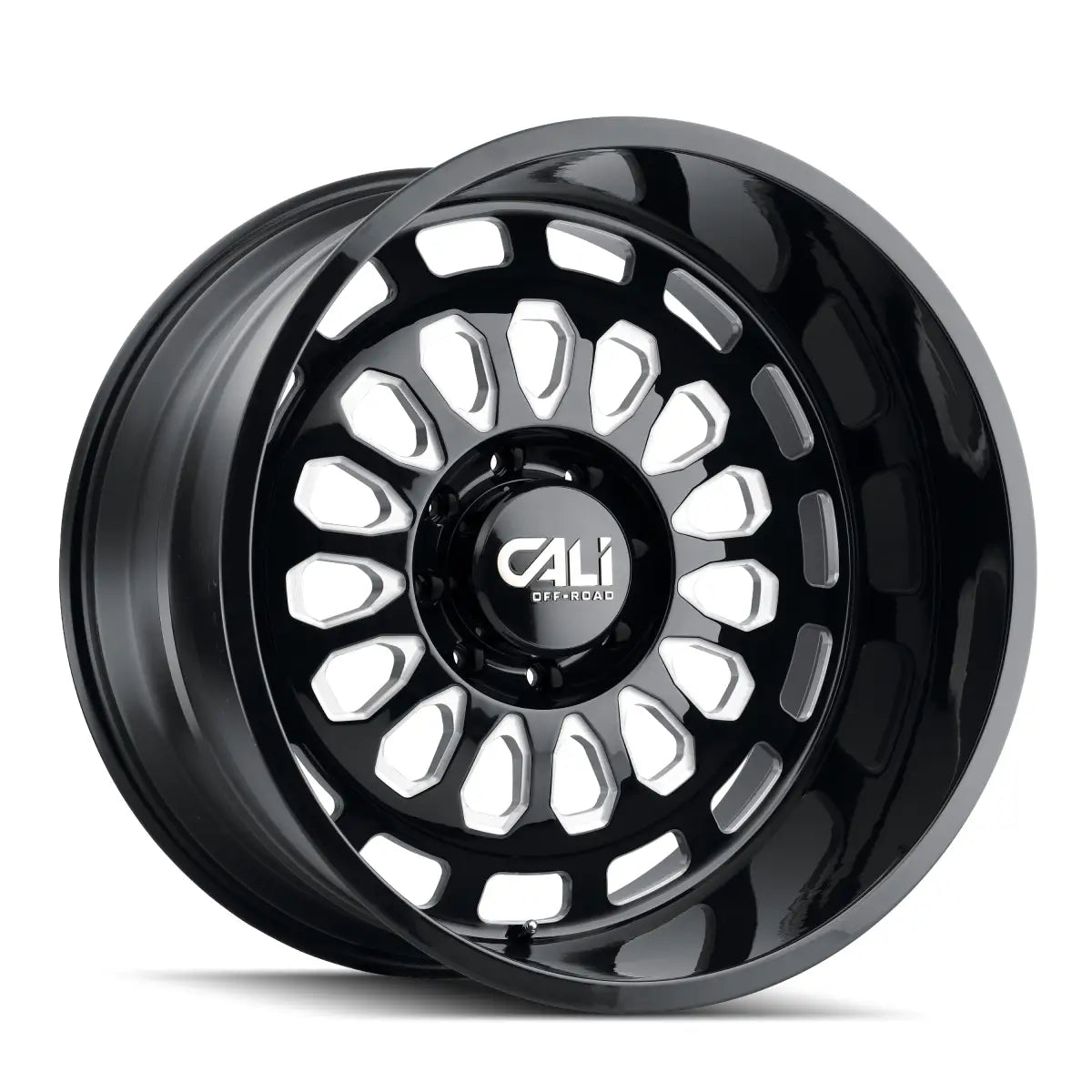 CALI OFF-ROAD PARADOx 9113 GLOSS BLACK MILLED 20x9 6x135