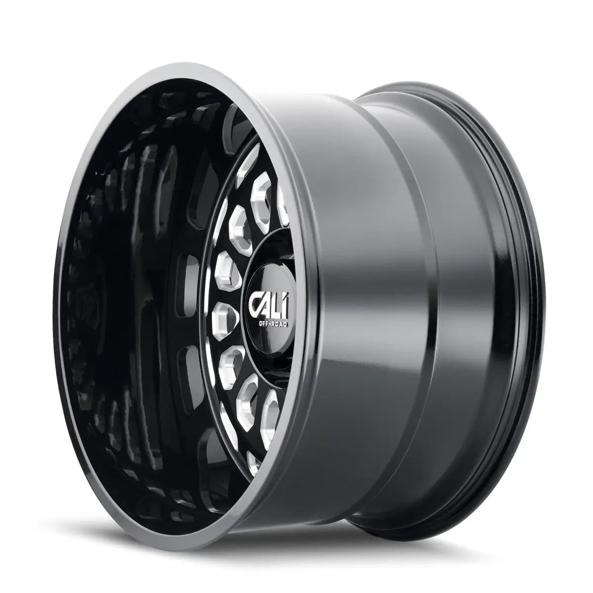 CALI OFF-ROAD PARADOx 9113 GLOSS BLACK MILLED 20x9 6x135