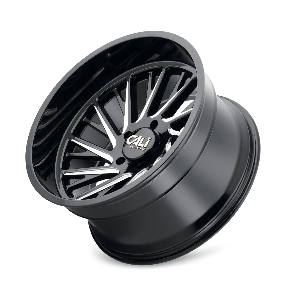 CALI OFF-ROAD PURGE 9114 GLOSS BLACK MILLED 24x14 6x135