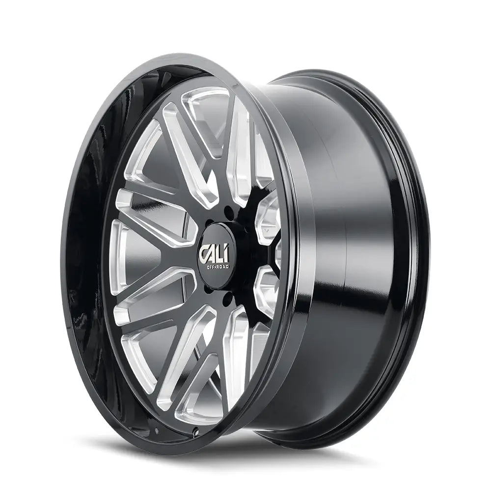 CALI OFF-ROAD INVADER 9115 GLOSS BLACK MILLED 20x10 8x170