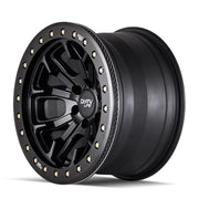 DIRTY LIFE DT-1 9303 SATIN BLACK 17x9 5x127 -38MM 78.1MM
