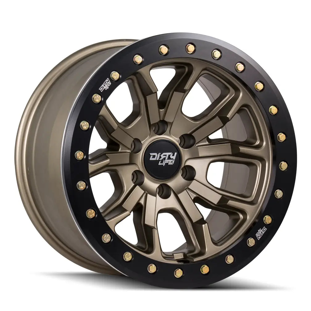 DIRTY LIFE DT-1 9303 SATIN BRONZE 17x9 5x127  -12MM 78.1MM