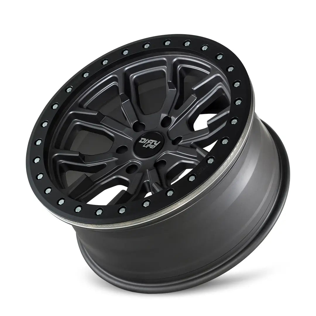DIRTY LIFE DT-1 9303 SATIN GUNMETAL 17x9 5x127  -12MM 78.1MM