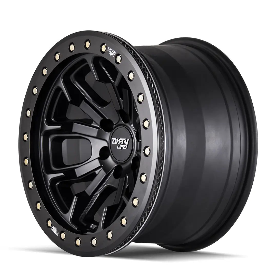 DIRTY LIFE DT-1 9303 SATIN BLACK 17x9 8x165.1 -12MM 130.8MM