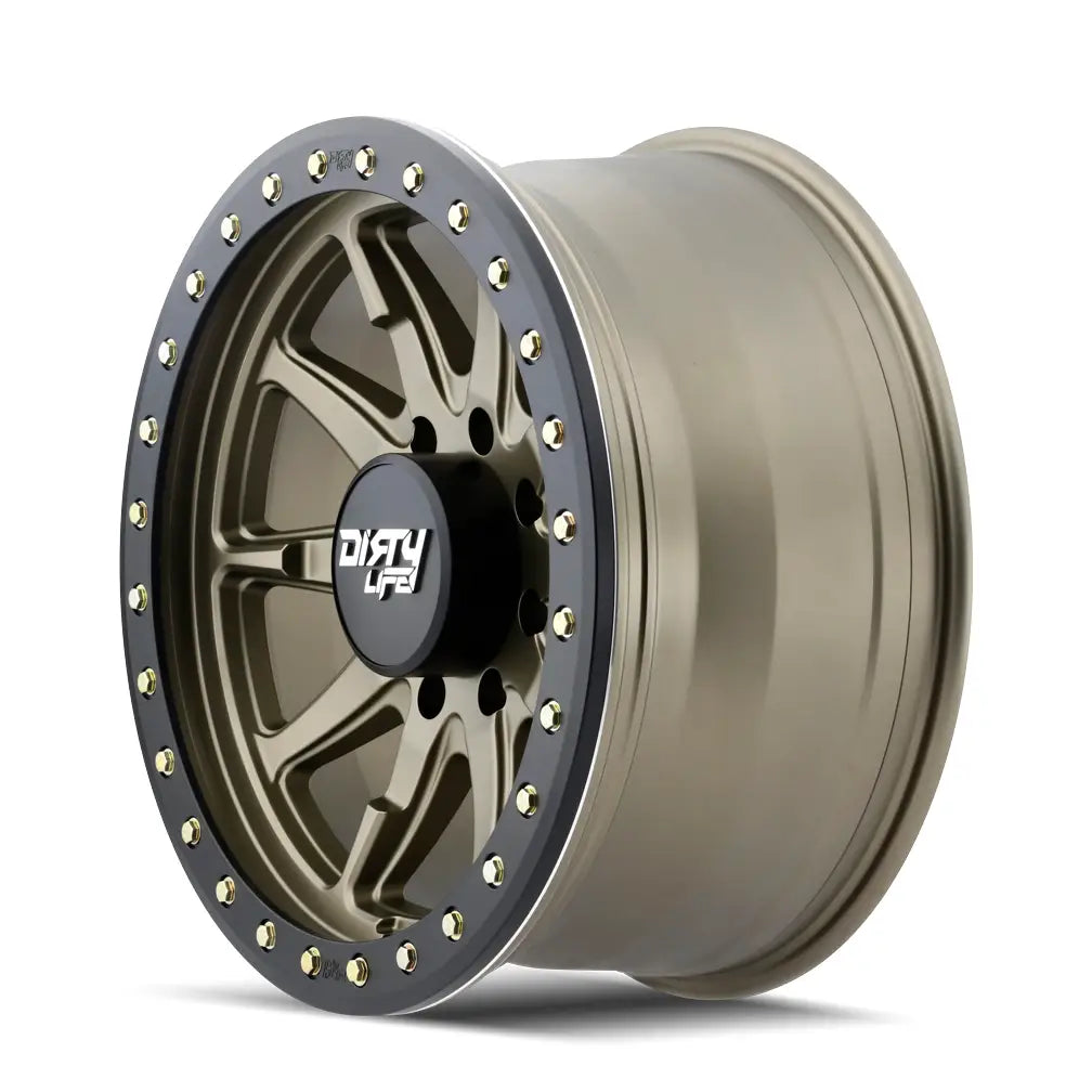 DIRTY LIFE DT-2 9304 SATIN GOLD 17x9 5x127 -38MM 78.1MM